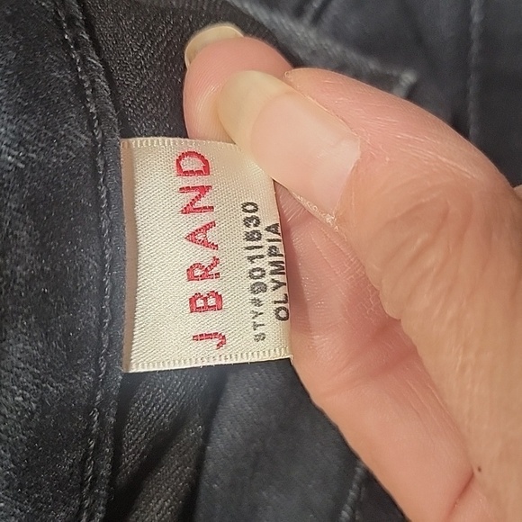 J Brand, Size 28 "Olympia" Dark Wash Thin Skinny Jeans, Gently Used Condition - Picture 8 of 14
